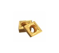 10pcs CCMT060204-HM YBC251 Carbide Insert Titanium Coated Cutter