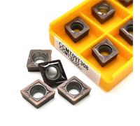 10PCS CCMT09T304 CCMT09T308 CCMT 09T304 09T308 US735 VP15TF UE6020 Lathe Cutter Internal Carbide Turning Tools Mill Chuck Holder(CCMT09T308 VP15TF)