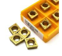 10PCS CCMT09T304 CCMT09T308 CCMT 09T304 09T308 US735 VP15TF UE6020 Lathe Cutter Internal Carbide Turning Tools Mill Chuck Holder(CCMT09T308 UE6020)