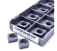 10PCS CCMT09T304 CCMT09T308 SM IC907 IC908 32.51 Lnternal Turning Tool CNC Lathe Parts CCMT 09T304/09T308 Carbide Insert(CCMT09T308 SM IC907)