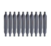 10Pcs Center Drill Bit HSS A Type All Ground Spiral Positioning High Speed Steel for Die Stainless Steel Processing Bench Drills Milling Machines