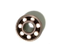 10pcs Ceramic ball 608RS Inline Roller Skate Wheel Bearing ABEC 11 Anti-rust Skateboard Wheel Bearing 608 RS 8x22x7mm shaft Skateboard Bearings(Silver)