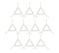 10pcs Ceramic Iron Crucible Holder Triangle Ceramic Iron