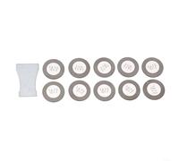 10pcs Ceramic Mist Maker Discs 20mm and 1 Iron Plate for Humidifiers, Dust Collectors, and Cleaners Offering Consistent Atomizing Effect