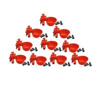 10Pcs Chicken Drink Quail Waterer Bowls Bird Automatic Feeder Drinking Cups
