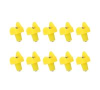 10pcs Chicken Water Nipples, Automatic Poultry Nipples Drinker Waterer Plastic Yellow, Easy Setup, Safe Food Grade Materials, Save Labor Costs, No More Dirty Water Containers