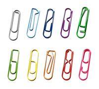 10Pcs Childproof Enumerated Metal Clamps Educational Writing Materials for Teaching Math and Sorting Records Creative Counting Writing Materials