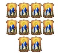 10pcs Christian Acrylic Decoration Various Designs Numbers Ornaments For Spiritual Home Decor