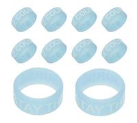 10Pcs Circles Luminous Drumstick Rings For Practice Drum Control Drumstick Rings Drumsticks Sleeves Drumstick Grip