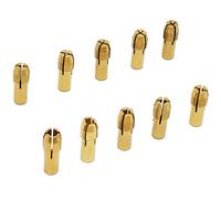 10pcs Clamping Diameter 0.5mm/0.8mm/1.0mm/1.2mm/1.5mm/1.8mm/2.0mm/2.4mm/3.0mm/3.2mm,Shank Diameter 4.8mm,Brass Drill Chuck,Electric Grinding Chuck,Electric Drill Accessories