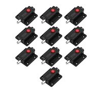 10PCS Classic Automatic Cabinet Door Latch Solid Window Sliding Lock for Household Safety Button Hardware
