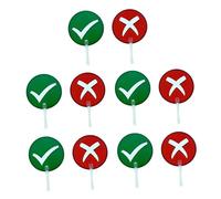 10Pcs Classroom Voting Paddles Handheld Judging Paddles Portable Educational Answer Boards for Student Assessment- True or False