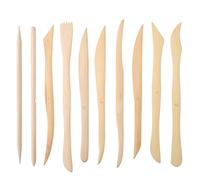 10pcs Clay Sculpting Tools Double Ended Wooden Mini Pottery Modeling Tool for Sculpting and Smoothing