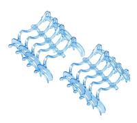 10pcs Clear Blue M-Type Lip & Cheek Retractor Small Oral Surgery Orthodontic Opener