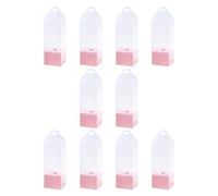 10pcs Clear Bouquet Bags Flower Gift Boxes Durability For Weddings Birthdays Florist Shop Packaging Single Flower Packaging Box