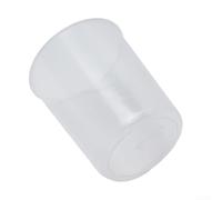 10PCS Clear Plastic Medicine Measuring Cups, Doublescale Graduated Containers with 100ml Capacity