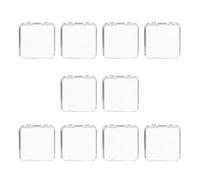 10Pcs Clear Press On Nails Organized Case For Art Business And Salon Storage False Display Acrylic Box Transparent Press On Nail Organizer