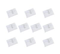 10Pcs Clear Waterproof File Envelope 6.3x4.53Inch Document Organiser Pouches with String Closure for Offices Clear Directory Document Owner Portable Bag Supply Planner Multi Color Pouches