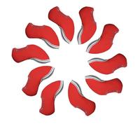 10pcs Clear Window Golfs Iron Head Covers Scratch-Resistant Golf Club Chef for Men Women Golf Head Cover for Men and Women