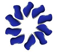 10pcs Clear Window Golfs Iron Head Covers Scratch-Resistant Golf Club Chef for Men Women Golf Head Cover for Men and Women