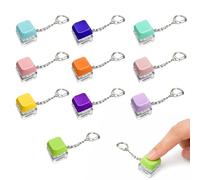 10Pcs Click Fidget, Keyboard Clicker, Office Desk Concentration Aid, Classroom Focus Tool, Quiet Library Decompression, Social Emotion Management, Gift Exchange Occasions