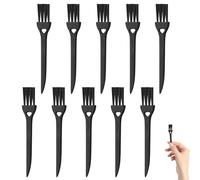 10PCS Clipper Brush, 3.3 Inch Clipper Cleaning Brush with Plastic Handle, Portable Electric Razors Cleaning Tool.
