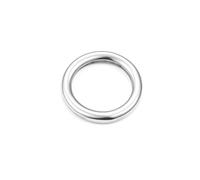 10pcs Closed Stainless Steel Seamless Rings, DIY Woven Circle Closed Hoops Jewelry Making Supplies(3 * 20mm)
