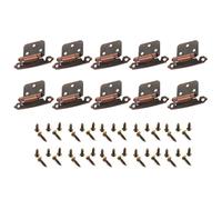 10Pcs Closing Cabinet Hinges Semi Concealed Kitchen Antique Furniture Hardware Semi Concealed Kitchen
