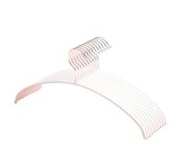 10PCS Clothes Hanger,Thickened Curved Hanging Rack For Coat Sweater,Non-Slip Suit Organizer Hangers For Storage Display For Clothes(White)