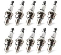 10Pcs CMR6H Spark Plug for Stihl FS90 FS100 FS110 Trimmer Chainsaw Blower - NGK 3365 Replacement - Copper Core Small Engine Spark Plugs for Lawn Mower Garden Tools