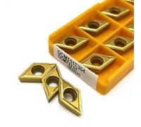 10pcs CNC Carbide Inserts, DCMT11T304 DCMT11T308 UE6020 US735 VP15TF CNC Lathe Insert Blade Internal Turning Tool(DCMT11T304 UE6020)