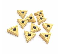 10pcs CNC Carbide Inserts TNMG160404 6020For Lathe Turning Boring Metalwork Tool