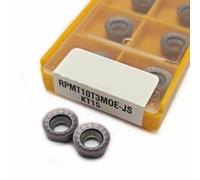 10PCS CNC Lathe Milling Tool Inner Round Metal Turning Cutter(RPMT10T3MOE KT15)