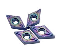 10PCS CNC Turning Tools Lathe Metal Cutter Tool DNMG150404 DNMG150408 DNMG150604 DNMG150608 LY7010 LY8010 Blade(DNMG150404 MA LY8010)