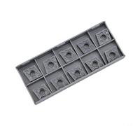 10PCS CNMG 432-TF IC907 Carbide Inserts for Lathe Turning, 120408-TF Indexable Inserts with 0.031 Inch Corner Radius, /2 Inch IC Diameter