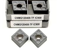 10PCS CNMG120408 TF IC907 Blade Turning Tool High Quality CNC Lathe Cutting Parts CNMG 120408 Carbide Insert(CNMG120408 TF IC908)