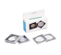 10Pcs Coin Capsules Holder, Acrylic Square Coin Case Dollar Coin Holder Display Case Coin Storage Organizer Box for Collectors