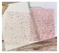 10Pcs Color Glitter Sequin Lace Gauze Art Paper Scrapbooking Decorate DIY Junk Journal Planner Collage Background Material for Making(Rose Gold)