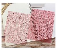 10Pcs Color Glitter Sequin Lace Gauze Art Paper Scrapbooking Decorate DIY Junk Journal Planner Collage Background Material for Making(Red)