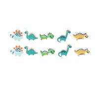 10pcs Colorful Dinosaur Embroidery Iron On Patches for Clothing DIY Accessories