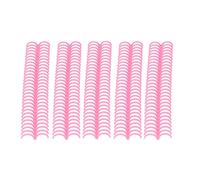 10Pcs Comb Binding Spines 30 Holes 22mm Inner Dia Spiral Book Binder Coils (Pink)
