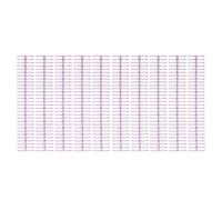 10Pcs Comb Binding Spines Durable 30 Ring Plastic Binder Combs for A4 B5 A5 Papers (Purple)