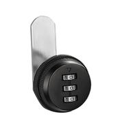 10pcs Combination Cabinet Lock Black/Silver Zinc Alloy Password Locks Security Home Automation Cam Lock for Mailbox Cabinet Door for Cabinet Deposit Box(Black)