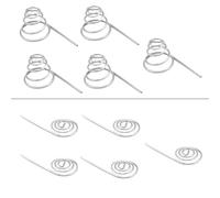 10pcs Compact Negative to Positive Conversion Spring Contact Spring for AA AAA Batery Replacement(8x16)