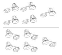 10pcs Compact Negative to Positive Conversion Spring Contact Spring for AA AAA Batery Replacement(8x18)