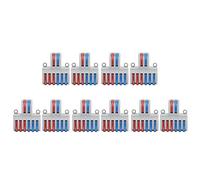 10Pcs Compact Wire, Tors Lever Nut Terminal Block Conductor Blocks SPL Quick T EquipmentSPL 42 Equipment (SPL-62)