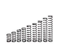 10Pcs Compression Spring Set - Steel Small Springs with 1mm & 1.2mm Wire Diameter, OD 5-22mm, Length 10-50mm(1.2 x 10 x 10mm)
