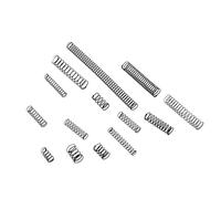 10Pcs Compression Springs - Steel Wire Diameter 0.3mm-0.5mm, OD 2mm-10mm, Length 5mm-50mm(10mmx0.5mm x50mm)