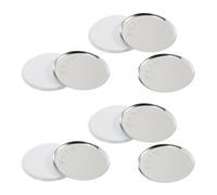 10pcs Concealed Fire Sprinkler Escutcheon Plate, White Metal, 3.35 | Flush Mount round Cover for Drop Ceilings, Easy Tool Free Installation, Offices and Commercial Settings