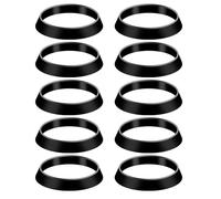 10pcs Cone Seal Ring, Waste Pipe Seal Ring Sink Drain Gasket Cone Rubber Washers Plumbing for 1 1/2 Inch Drain Pipe Sink Odour Trap Siphon 38mm Inner Diameter 43mm Outer Diameter